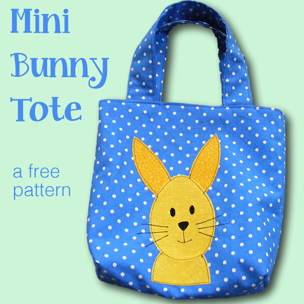 Bunny Treat Bags - a free sewing pattern