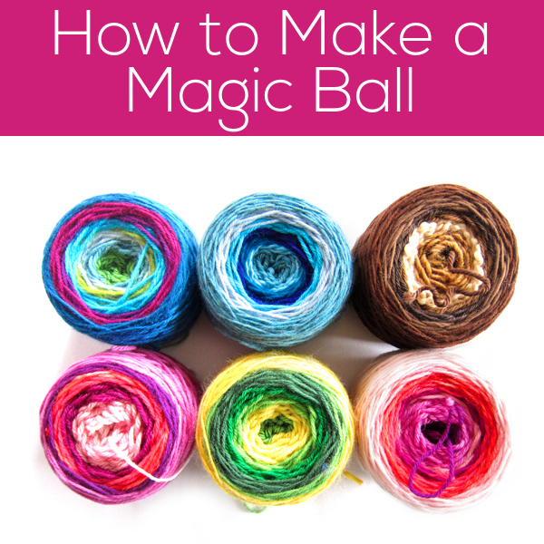 how to make a ball out of yarn