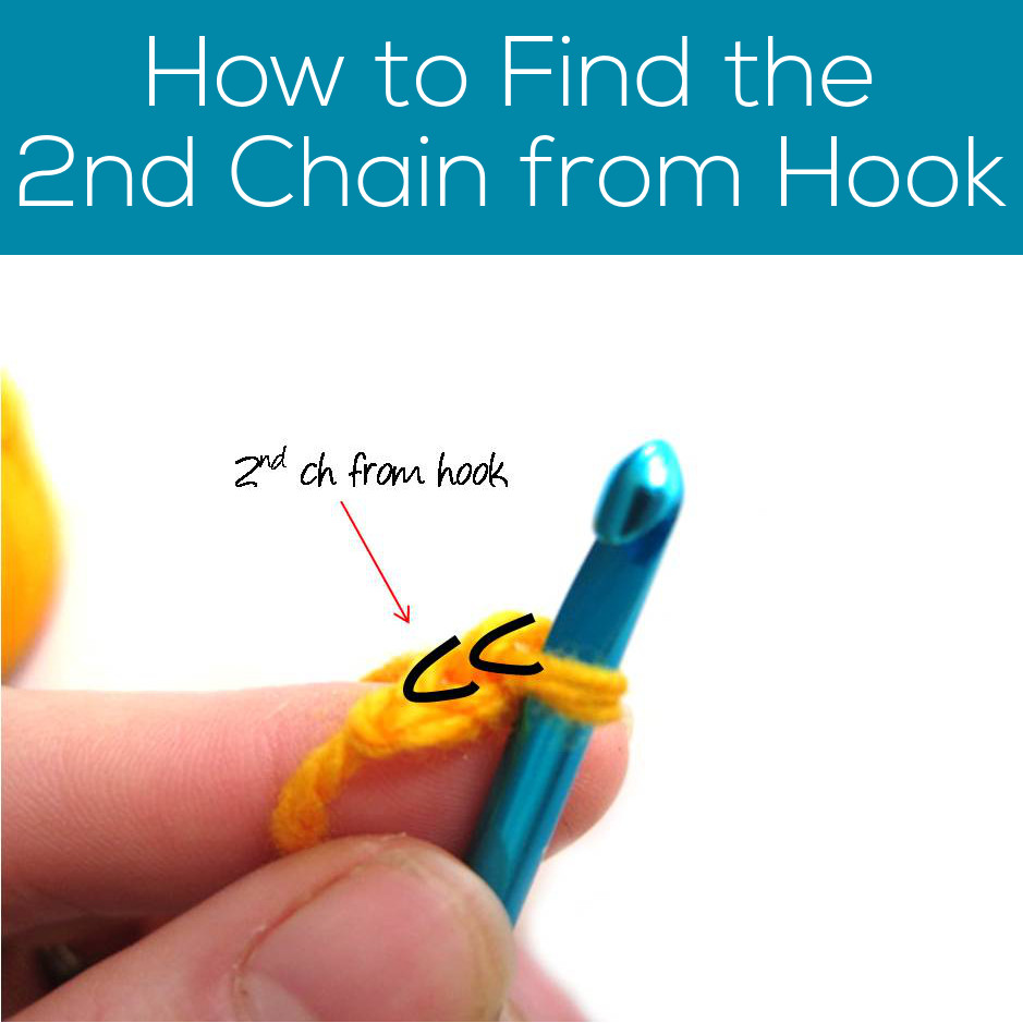 Where do you insert your hook for '2nd ch from hook'? - Shiny Happy World