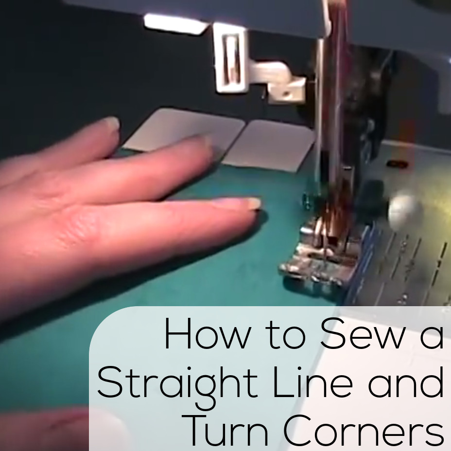 How to Sew Straight Lines