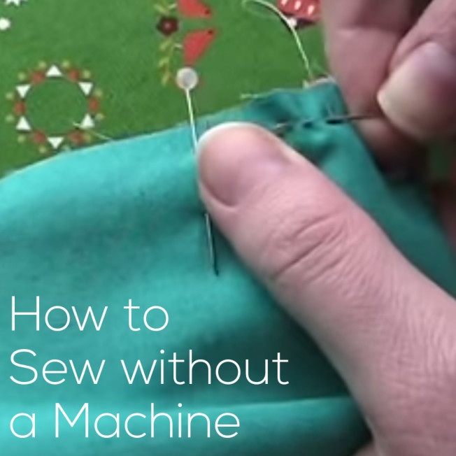 How To Sew Without a Machine – video - Shiny Happy World