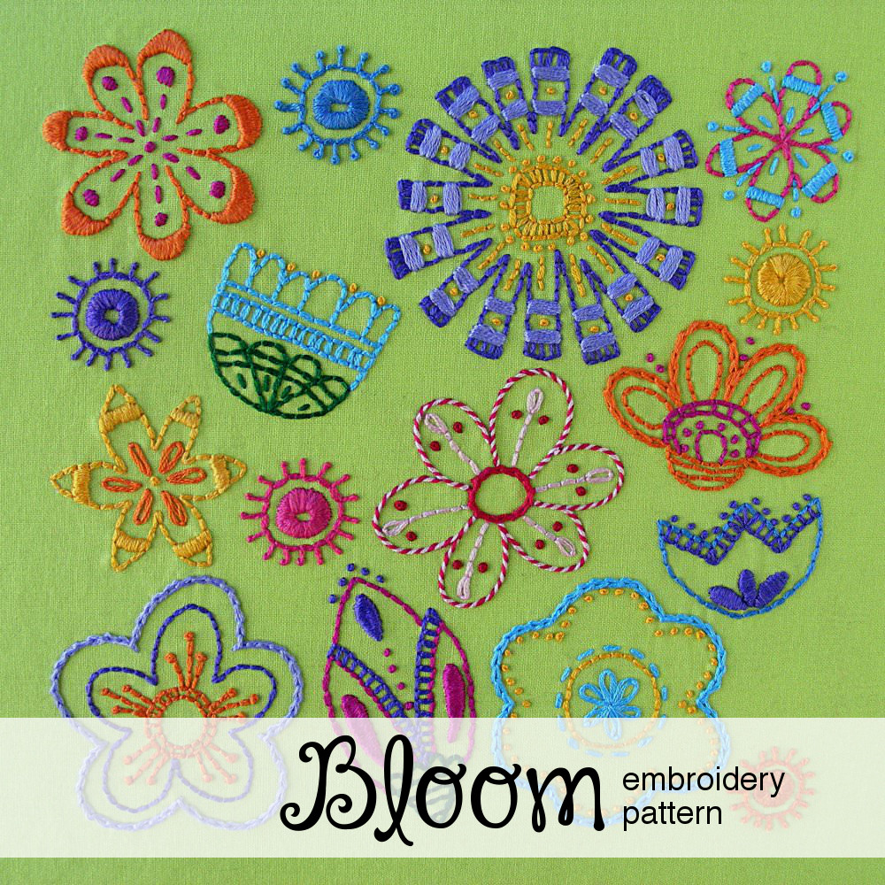 embroidery flower patterns