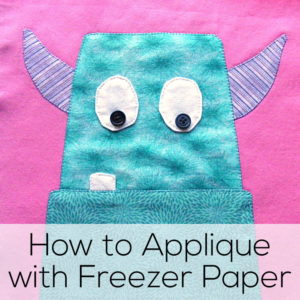 How to Machine Applique with Freezer Paper – All the Lessons - Shiny ...