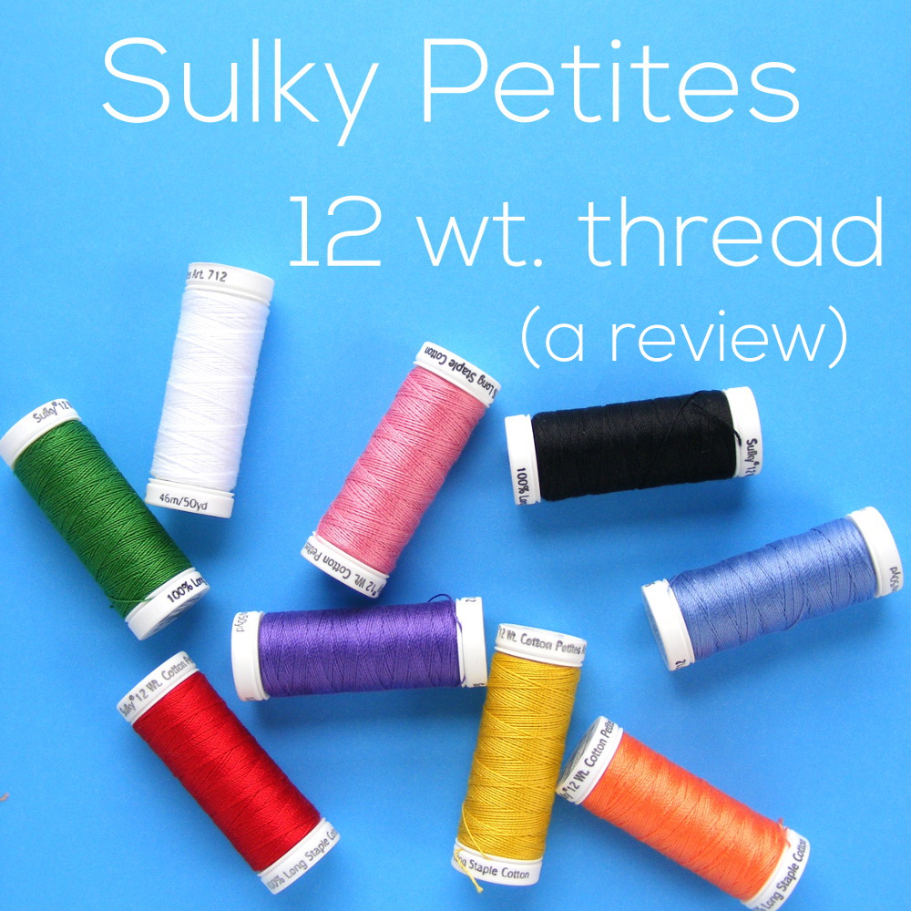 Sulky 12wt. Petites Cotton Thread, Sulky Thread, Embroidery Thread