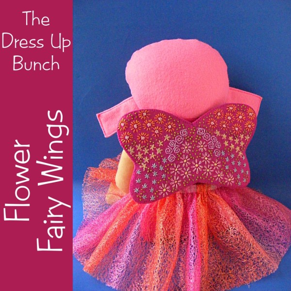 Flower Fairy Wings pattern for the Dress Up Bunch dolls from Shiny Happy World $5