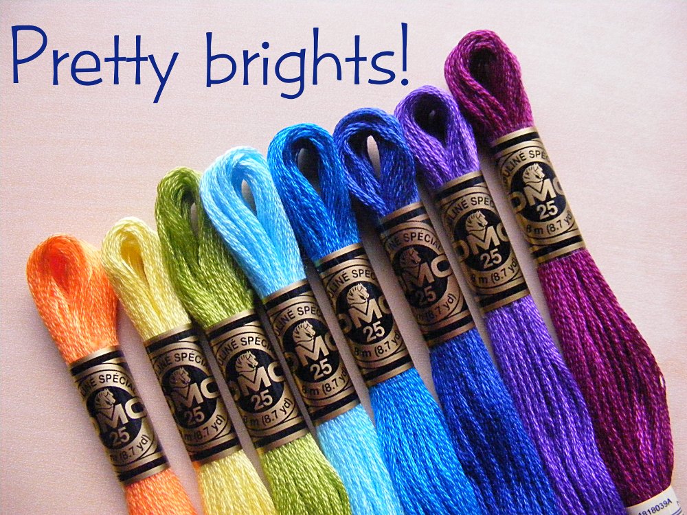 New DMC Thread Colors - a Finished Stitches Prize! | Shiny Happy World