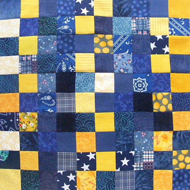 Block 6 in the Controlled Chaos Scrappy Quilt-Along - Shiny Happy World