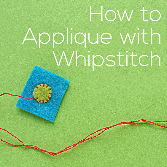 How to Applique with Whipstitch - video