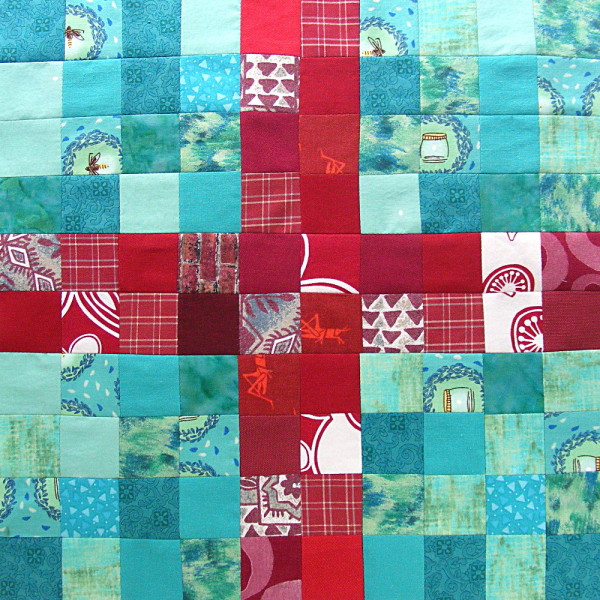 Controlled Chaos Scrap Quilt – Block #18 - Shiny Happy World