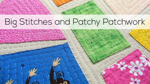 BigStitch Lesson 4: the quilting stitch, thimble & rubber finger tip 