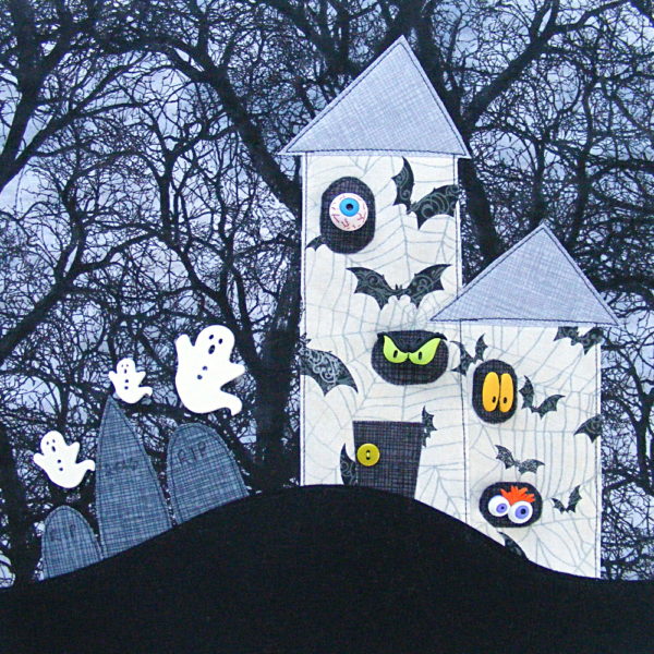 Haunted Houses - quilt pattern from Shiny Happy World