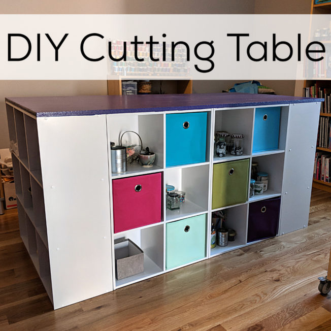 How to Make a DIY Cutting Table - Shiny Happy World