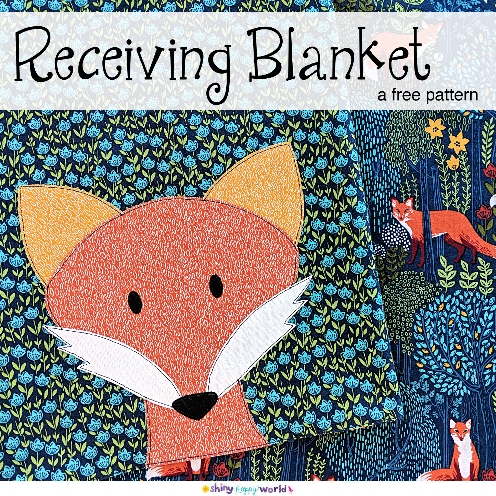 fox receiving blankets