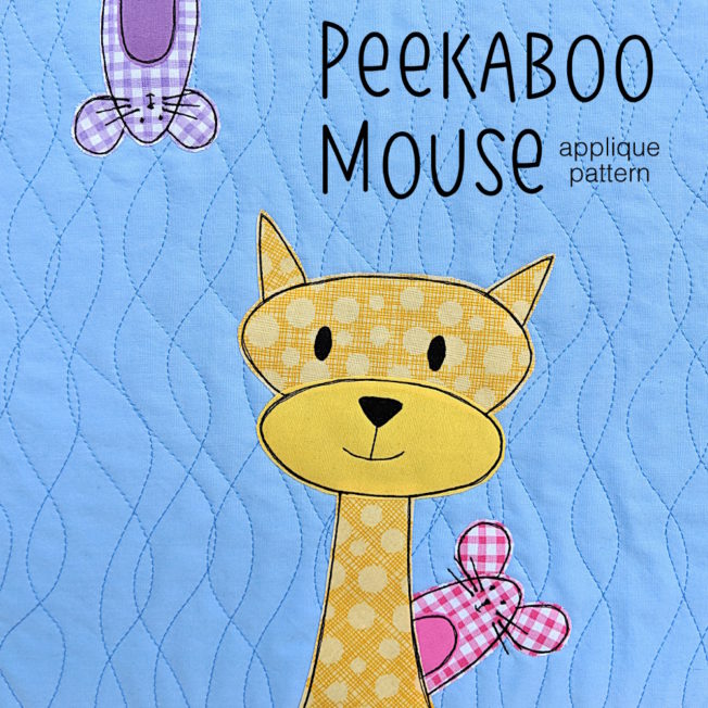 Peekaboo Mouse Pattern - Shiny Happy World