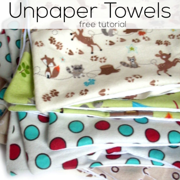 Unpaper Towels DIY: How To Make Reusable Paper Towels For Your